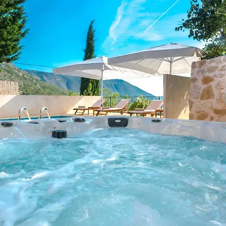 Villa Tereza With Private Pool, Jacuzzi & Sea View *