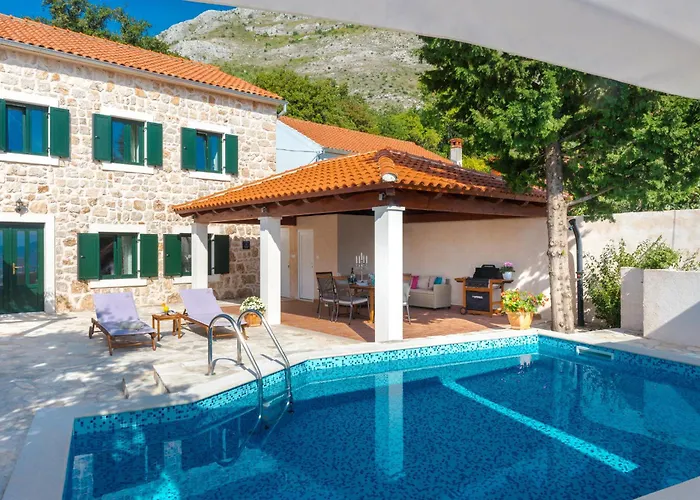 Tereza With Private Pool, Jacuzzi & Sea View Willa