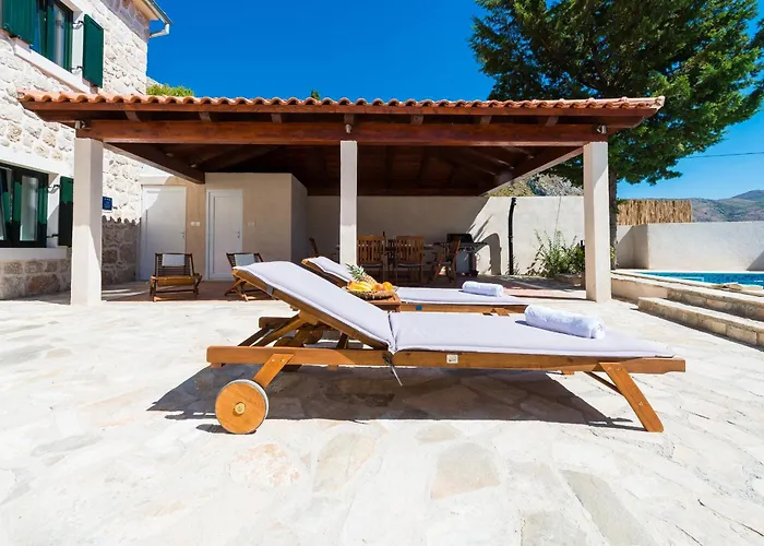 Tereza With Private Pool, Jacuzzi & Sea View